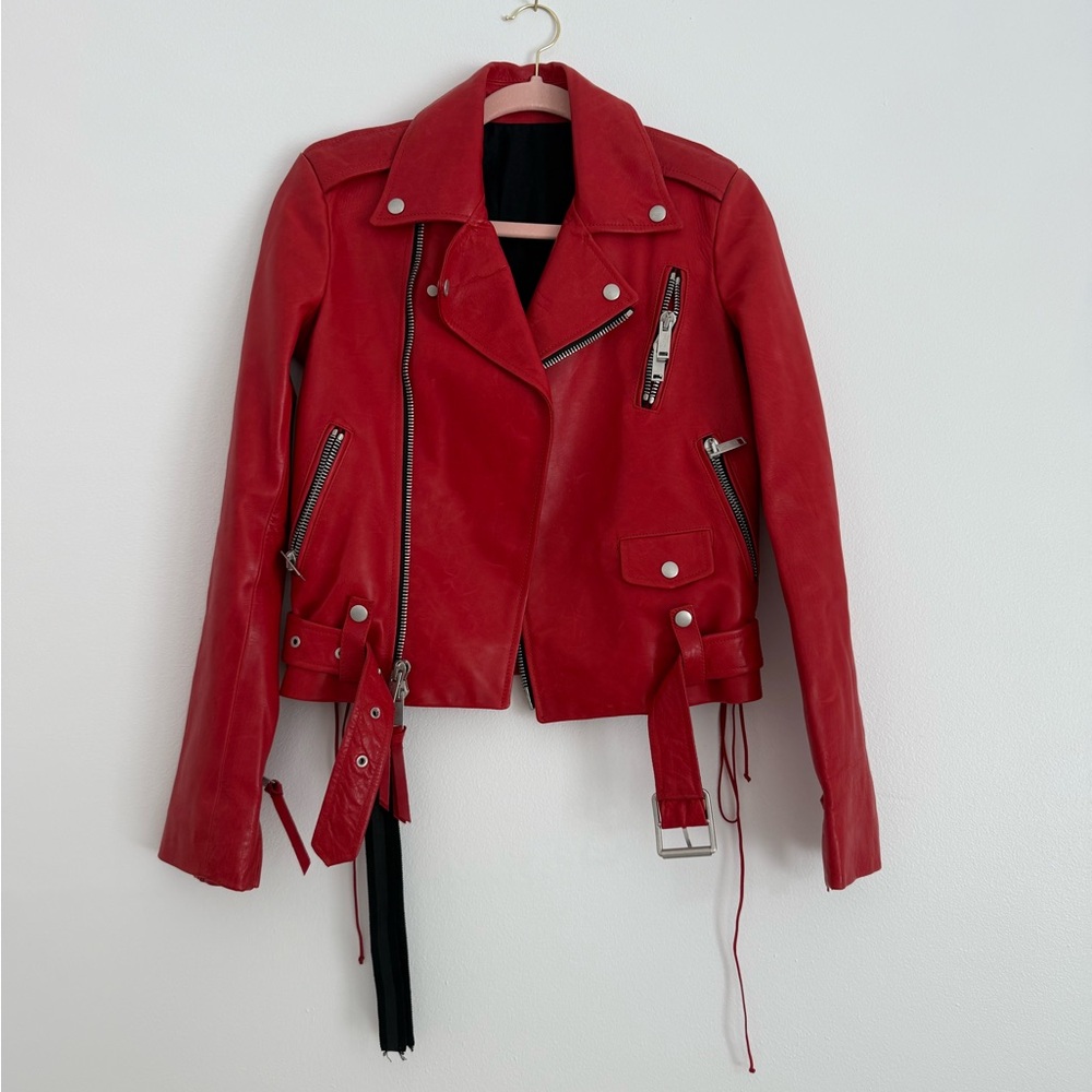 Ben Taverniti Unravel Project Leather Biker Jacket
